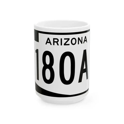 Arizona 180A (Arizona) (Road Sign) White Coffee Mug 15oz - Go Mug Yourself