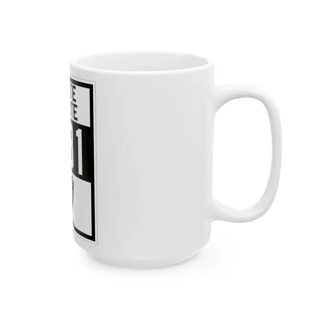 Arizona 181 1927 (Arizona) (Road Sign) White Coffee Mug - Go Mug Yourself