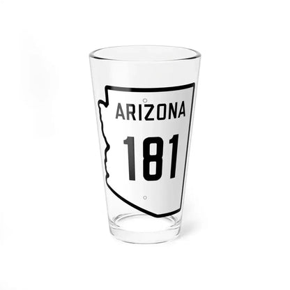Arizona 181 1941 (Arizona) (Road Sign) Pint Glass 16oz 16oz - Go Mug Yourself