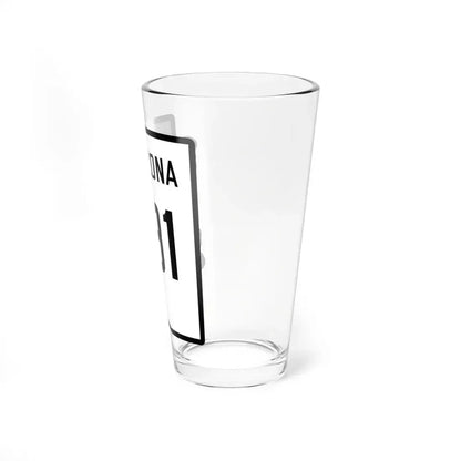Arizona 181 1941 (Arizona) (Road Sign) Pint Glass 16oz - Go Mug Yourself