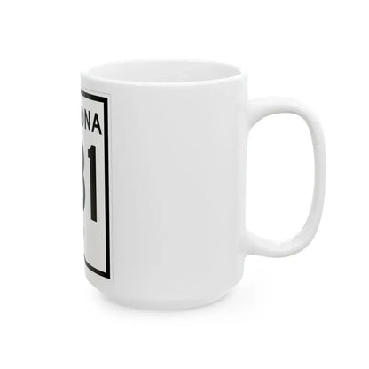Arizona 181 1956 (Arizona) (Road Sign) White Coffee Mug - Go Mug Yourself