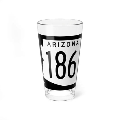 Arizona 186 1963 (Arizona) (Road Sign) Pint Glass 16oz 16oz - Go Mug Yourself