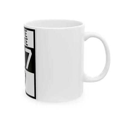Arizona 187 1927 (Arizona) (Road Sign) White Coffee Mug - Go Mug Yourself