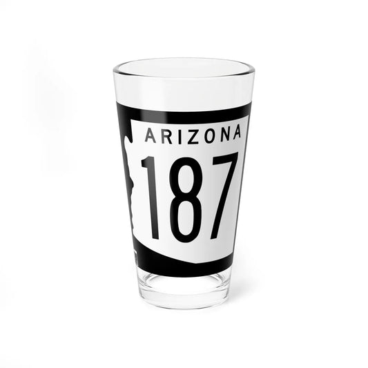 Arizona 187 1963 (Arizona) (Road Sign) Pint Glss 16oz 16oz - Go Mug Yourself