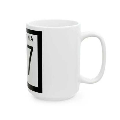 Arizona 187 1963 (Arizona) (Road Sign) White Coffee Mug - Go Mug Yourself