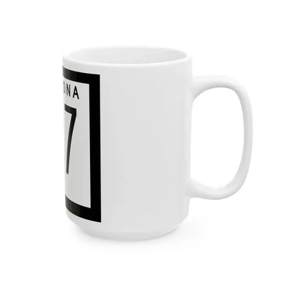 Arizona 187 1978 (Arizona) (Road Sign) White Coffee Mug - Go Mug Yourself