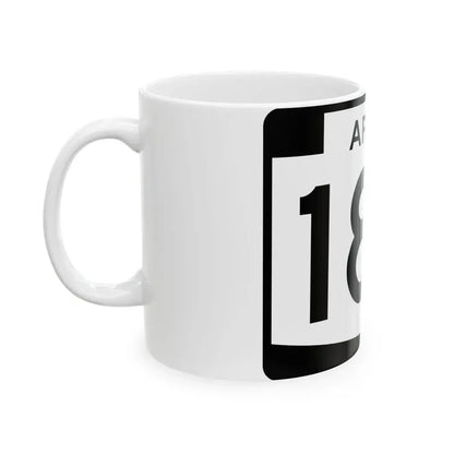 Arizona 187 (Arizona) (Road Sign) White Coffee Mug - Go Mug Yourself