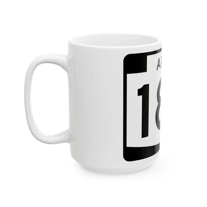 Arizona 187 (Arizona) (Road Sign) White Coffee Mug - Go Mug Yourself