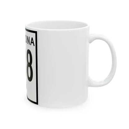 Arizona 188 1956 (Arizona) (Road Sign) White Coffee Mug - Go Mug Yourself