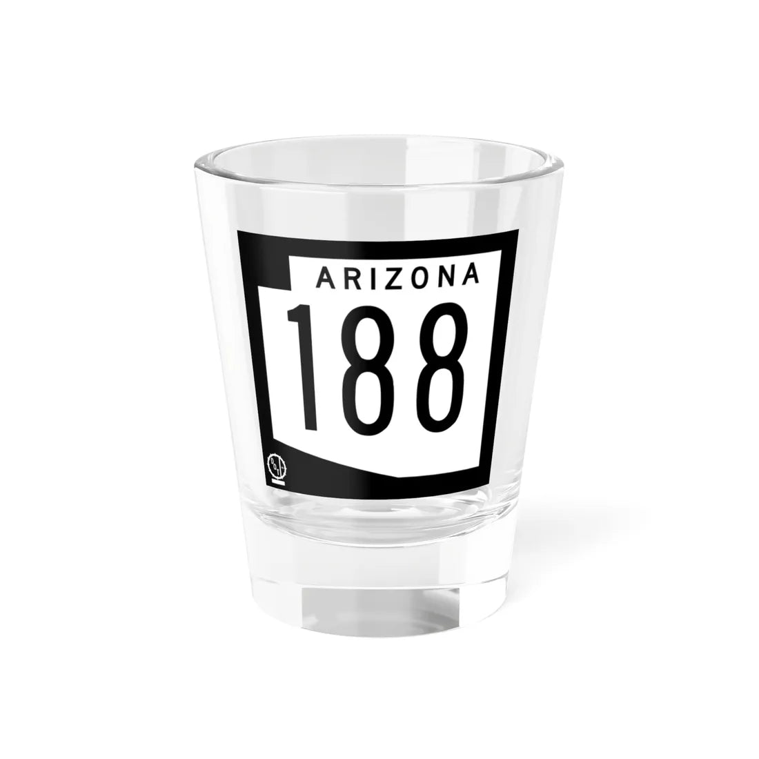 Arizona 188 1978 (Arizona) (Road Sign) Shot Glass 1.5oz 1.5oz - Go Mug Yourself