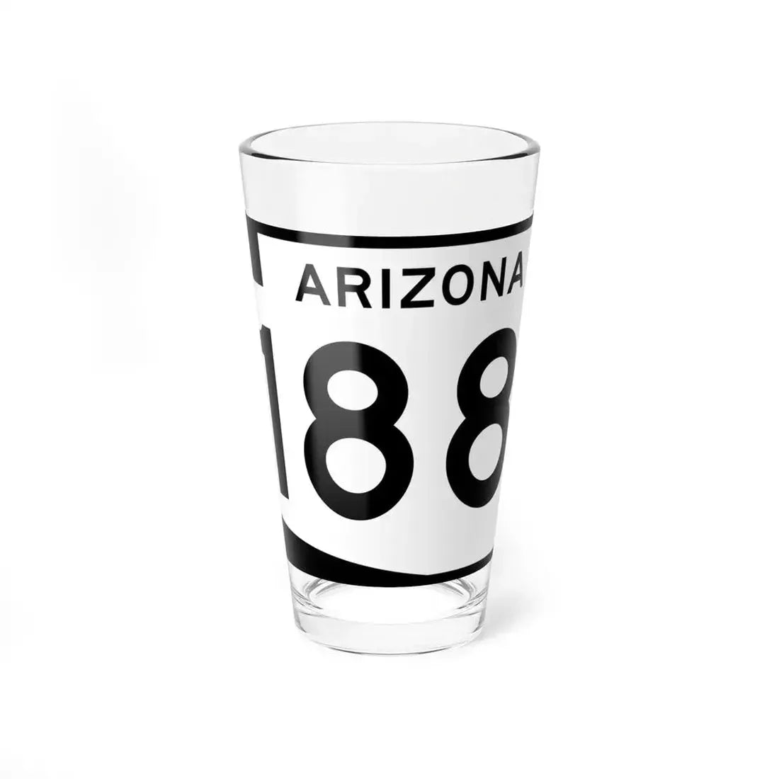 Arizona 188 (Arizona) (Road Sign) Pint Glass 16oz 16oz - Go Mug Yourself