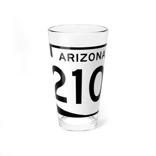 Arizona 210 (Arizona) (Road Sign) Pint Glass 16oz 16oz - Go Mug Yourself