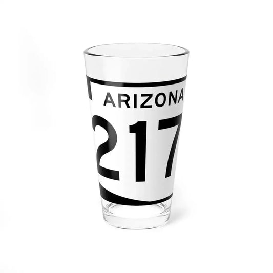 Arizona 217 (Arizona) (Road Sign) Pint Glass 16oz 16oz - Go Mug Yourself