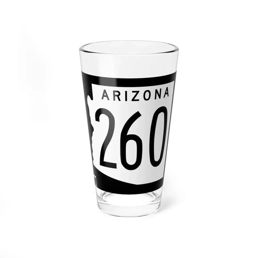 Arizona 260 1963 (Arizona) (Road Sign) Pint Glss 16oz 16oz - Go Mug Yourself
