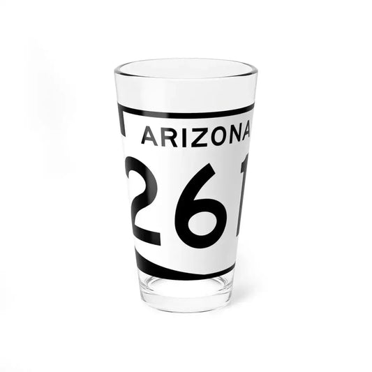 Arizona 261 (Arizona) (Road Sign) Pint Glass 16oz 16oz - Go Mug Yourself