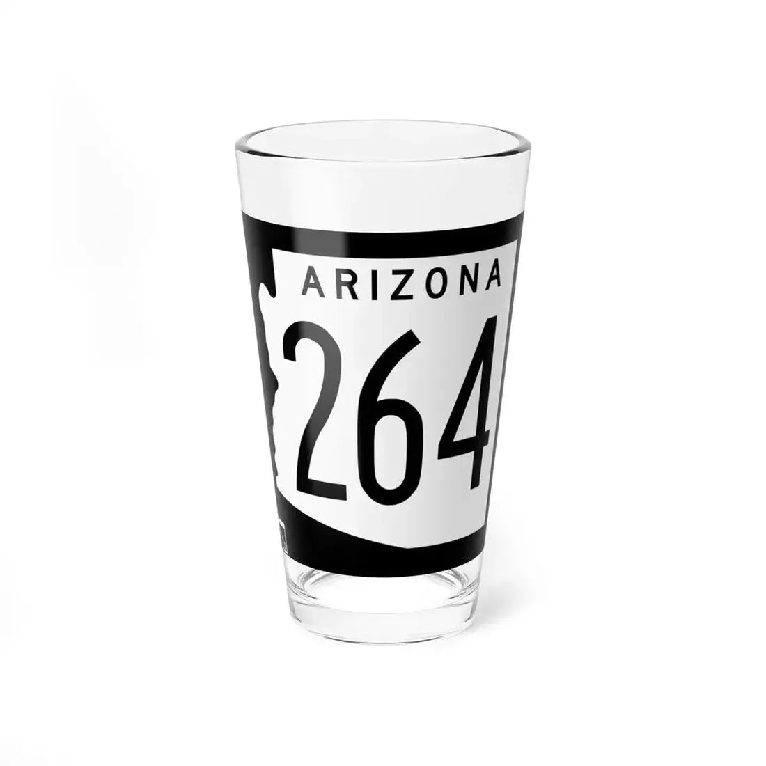 Arizona 264 1963 (Arizona) (Road Sign) Pint Glass 16oz 16oz - Go Mug Yourself