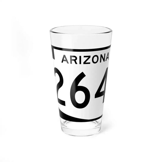Arizona 264 (Arizona) (Road Sign) Pint Glass 16oz 16oz - Go Mug Yourself
