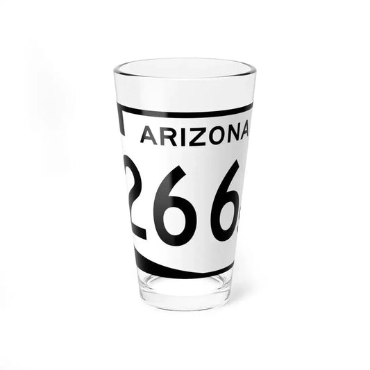 Arizona 266S (Arizona) (Road Sign) Pint Glass 16oz 16oz - Go Mug Yourself