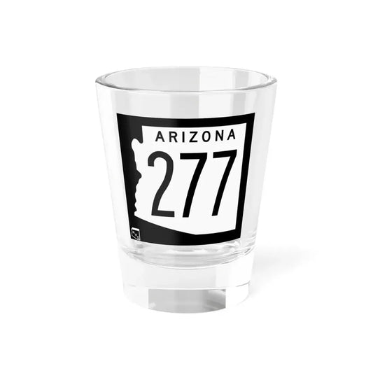 Arizona 277 1963 (Arizona) (Road Sign) Shot Glass 1.5oz 1.5oz - Go Mug Yourself