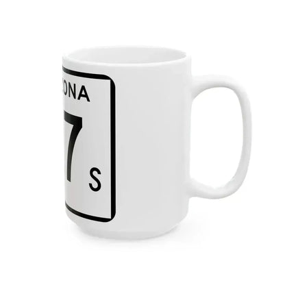 Arizona 277S (Arizona) (Road Sign) White Coffee Mug - Go Mug Yourself