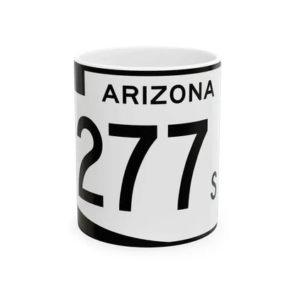 Arizona 277S (Arizona) (Road Sign) White Coffee Mug - Go Mug Yourself