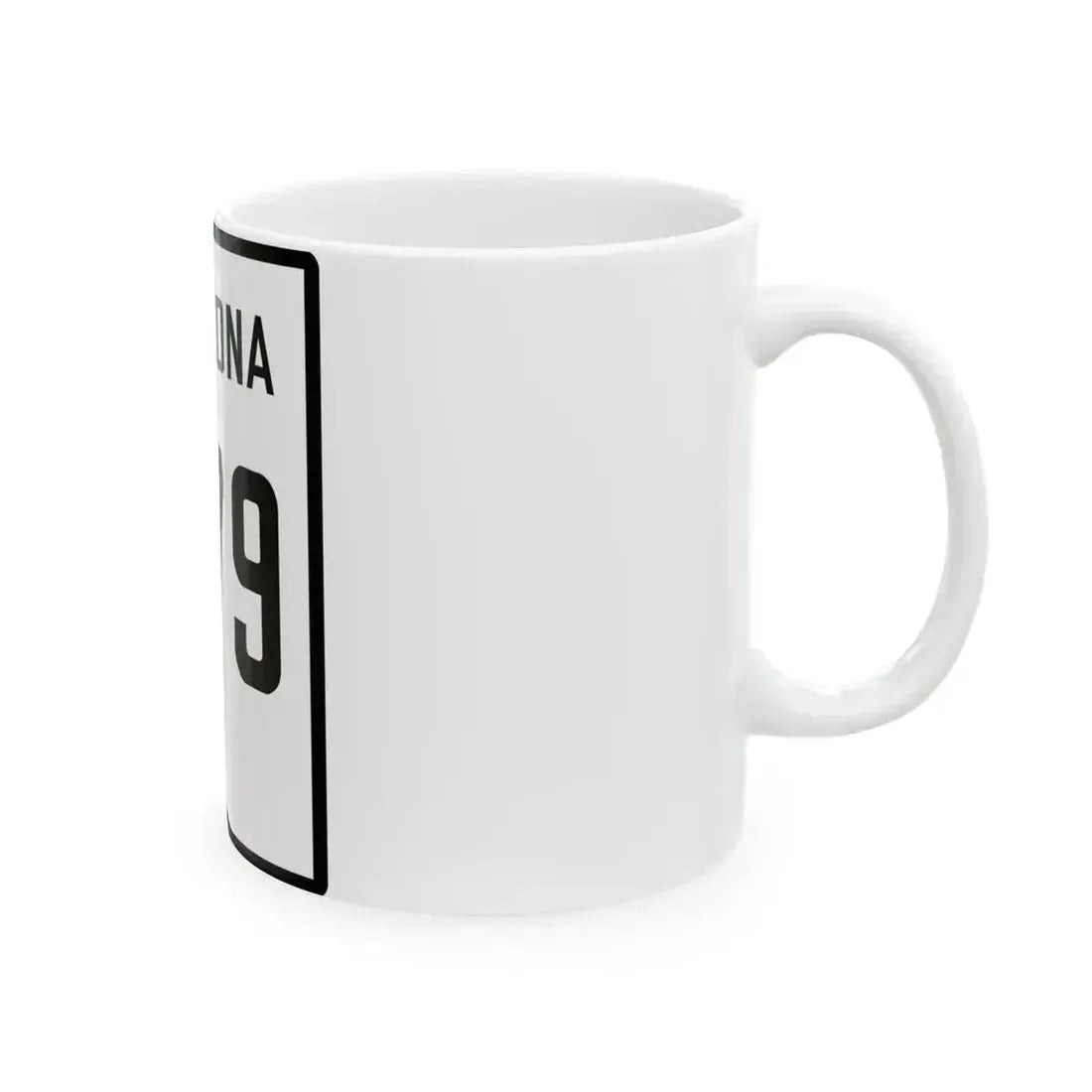 Arizona 279 1941 (Arizona) (Road Sign) White Coffee Mug - Go Mug Yourself