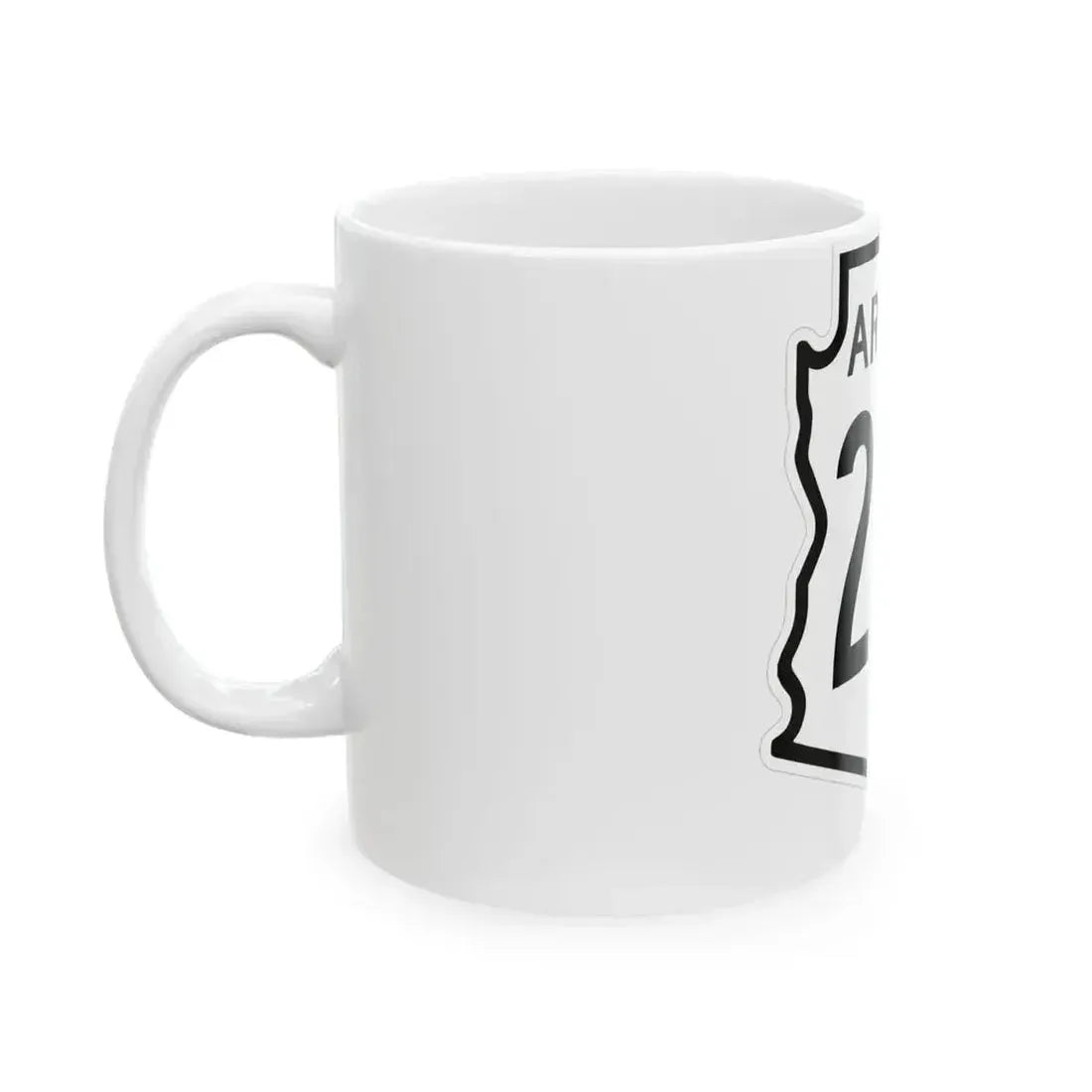 Arizona 279 1956 (Arizona) (Road Sign) White Coffee Mug - Go Mug Yourself