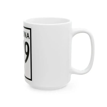 Arizona 279 1956 (Arizona) (Road Sign) White Coffee Mug - Go Mug Yourself