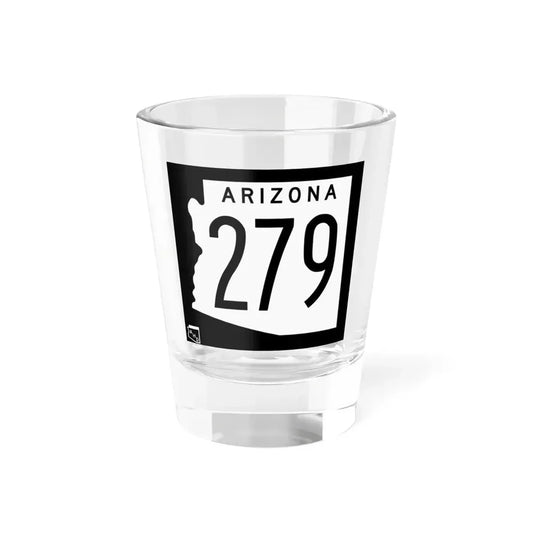 Arizona 279 1963 (Arizona) (Road Sign) Shot Glass 1.5oz 1.5oz - Go Mug Yourself