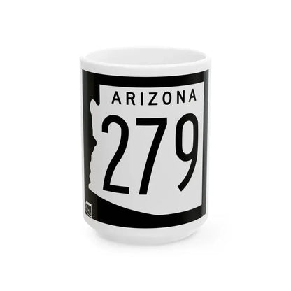 Arizona 279 1963 (Arizona) (Road Sign) White Coffee Mug 15oz - Go Mug Yourself