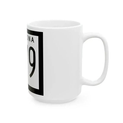 Arizona 279 1963 (Arizona) (Road Sign) White Coffee Mug - Go Mug Yourself