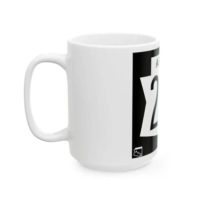 Arizona 279 1973 (Arizona) (Road Sign) White Coffee Mug - Go Mug Yourself