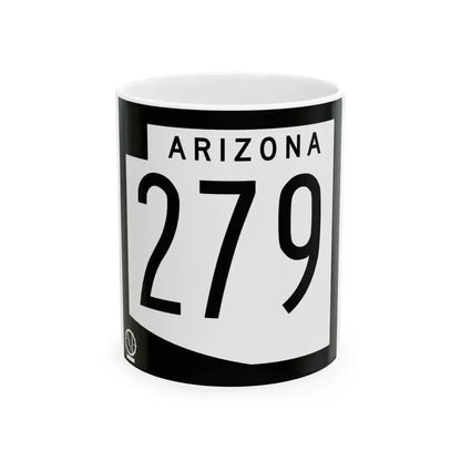 Arizona 279 1978 (Arizona) (Road Sign) White Coffee Mug 11oz - Go Mug Yourself