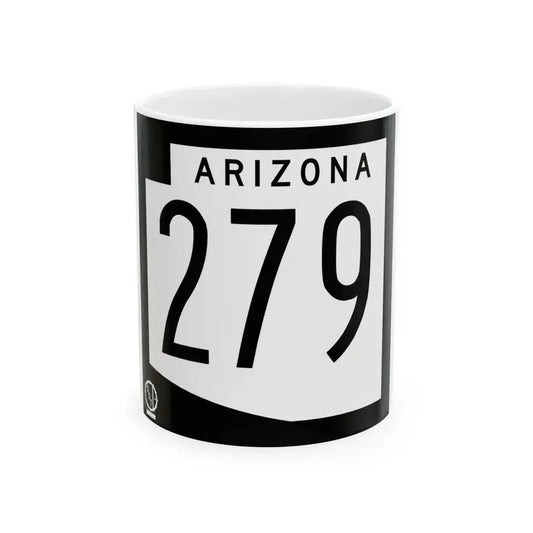 Arizona 279 1978 (Arizona) (Road Sign) White Coffee Mug 11oz - Go Mug Yourself