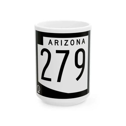 Arizona 279 1978 (Arizona) (Road Sign) White Coffee Mug 15oz - Go Mug Yourself