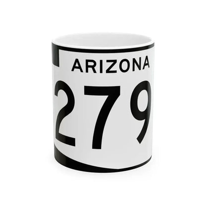 Arizona 279 (Arizona) (Road Sign) White Coffee Mug 11oz - Go Mug Yourself