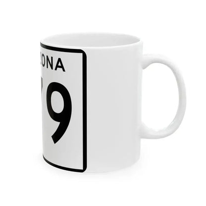 Arizona 279 (Arizona) (Road Sign) White Coffee Mug - Go Mug Yourself