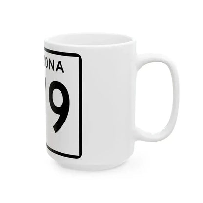 Arizona 279 (Arizona) (Road Sign) White Coffee Mug - Go Mug Yourself