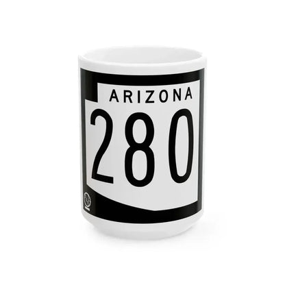 Arizona 280 1978 (Arizona) (Road Sign) White Coffee Mug 15oz - Go Mug Yourself