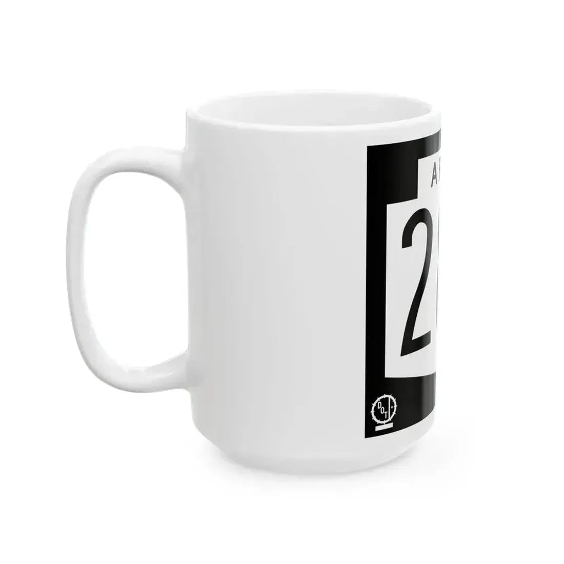 Arizona 280 1978 (Arizona) (Road Sign) White Coffee Mug - Go Mug Yourself