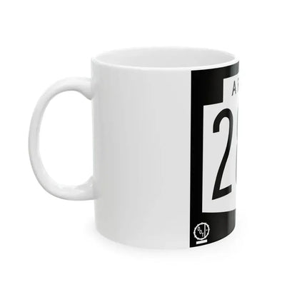 Arizona 280 1978 (Arizona) (Road Sign) White Coffee Mug - Go Mug Yourself