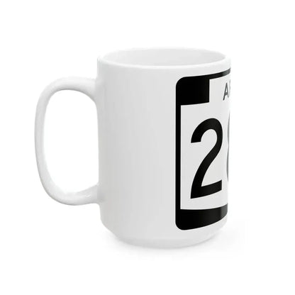Arizona 280 (Arizona) (Road Sign) White Coffee Mug - Go Mug Yourself
