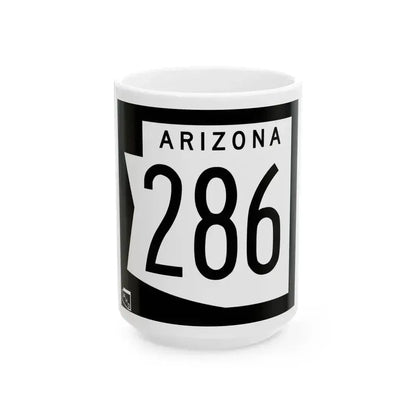 Arizona 286 1973 (Arizona) (Road Sign) White Coffee Mug - Go Mug Yourself