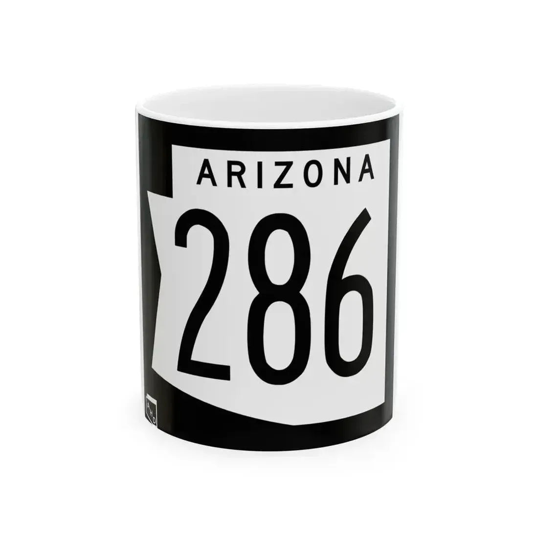 Arizona 286 1973 (Arizona) (Road Sign) White Coffee Mug - Go Mug Yourself