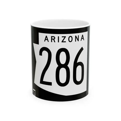 Arizona 286 1973 (Arizona) (Road Sign) White Coffee Mug - Go Mug Yourself