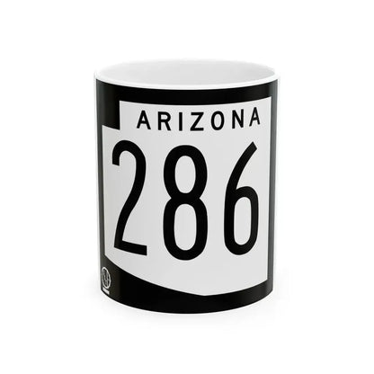 Arizona 286 1978 (Arizona) (Road Sign) White Coffee Mug 11oz - Go Mug Yourself