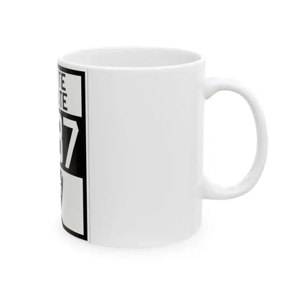 Arizona 287 1927 (Arizona) (Road Sign) White Coffee Mug - Go Mug Yourself