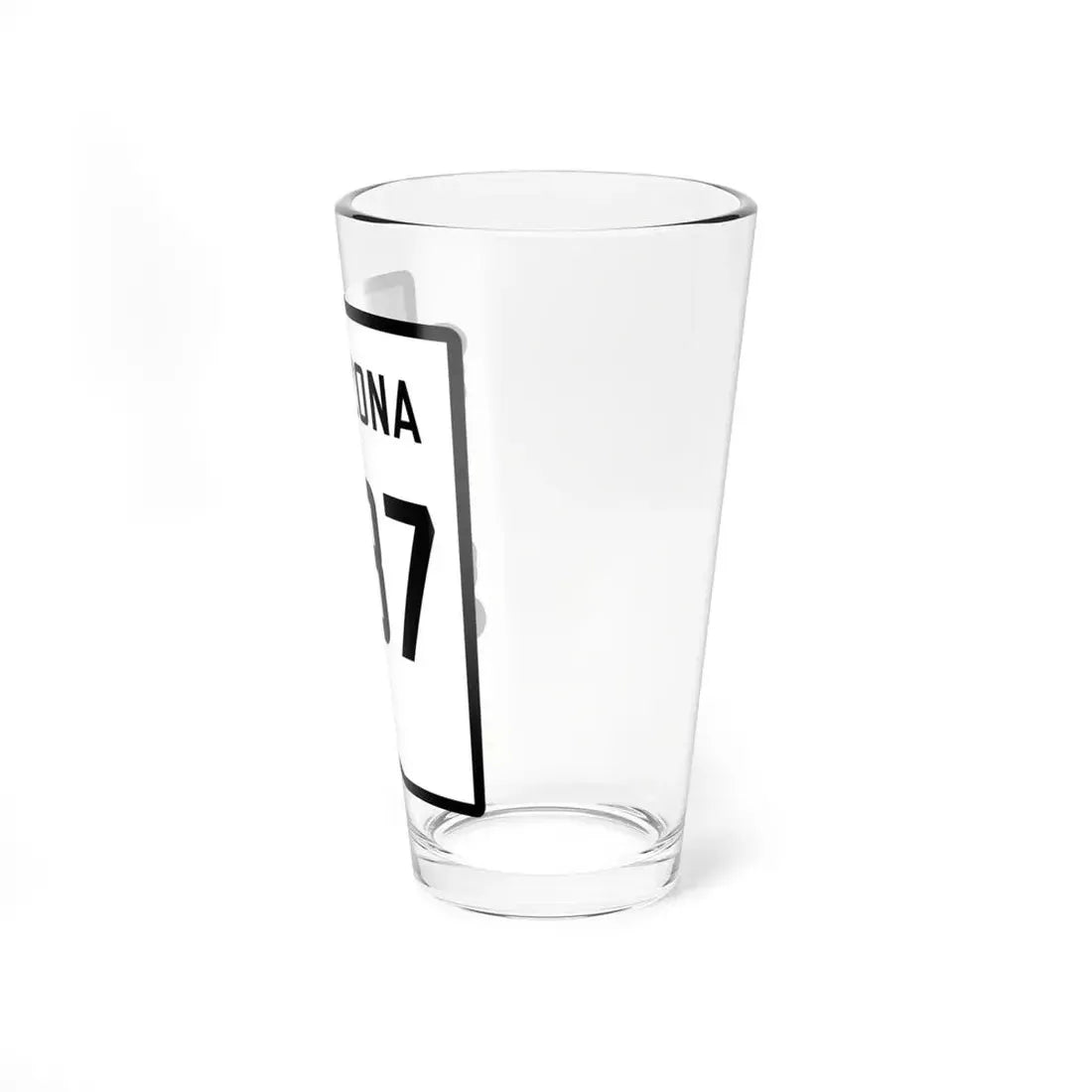 Arizona 287 1941 (Arizona) (Road Sign) Pint Glss 16oz - Go Mug Yourself