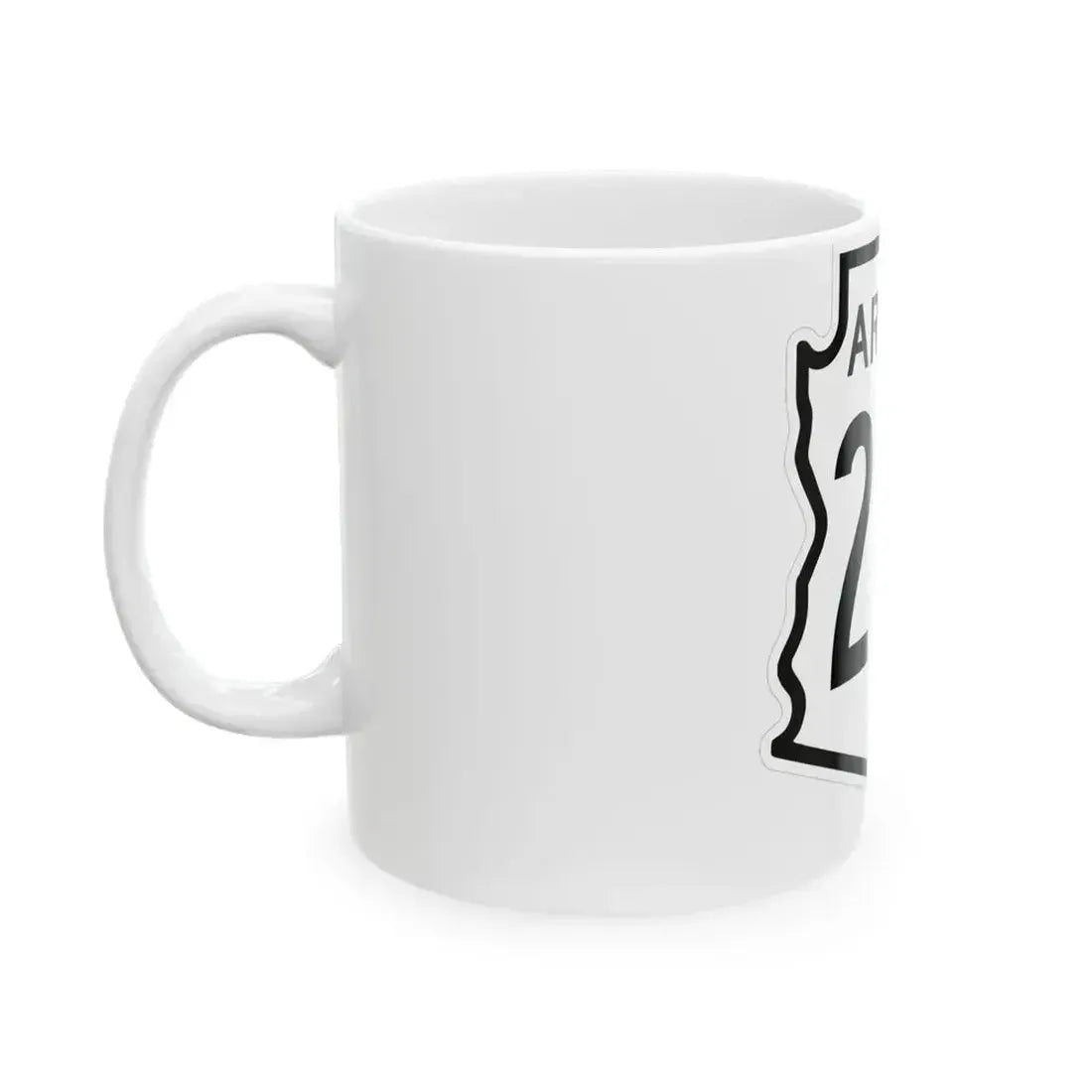 Arizona 287 1956 (Arizona) (Road Sign) White Coffee Mug - Go Mug Yourself