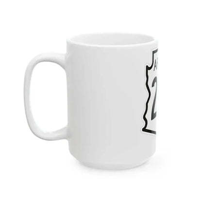 Arizona 287 1956 (Arizona) (Road Sign) White Coffee Mug - Go Mug Yourself